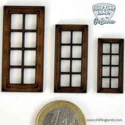 Rectangular window with 8 windowpanes